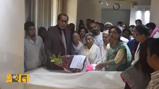 নকশাকার শিবনারায়ণ দাশের মরদেহ বিএসএমএমইউয়ে হস্তান্তর